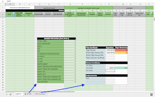 logbook screenshot